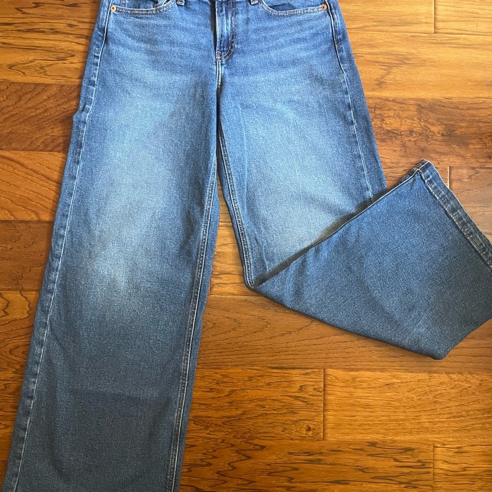 GAP Low Rise Stride Blue Denim Jeans
